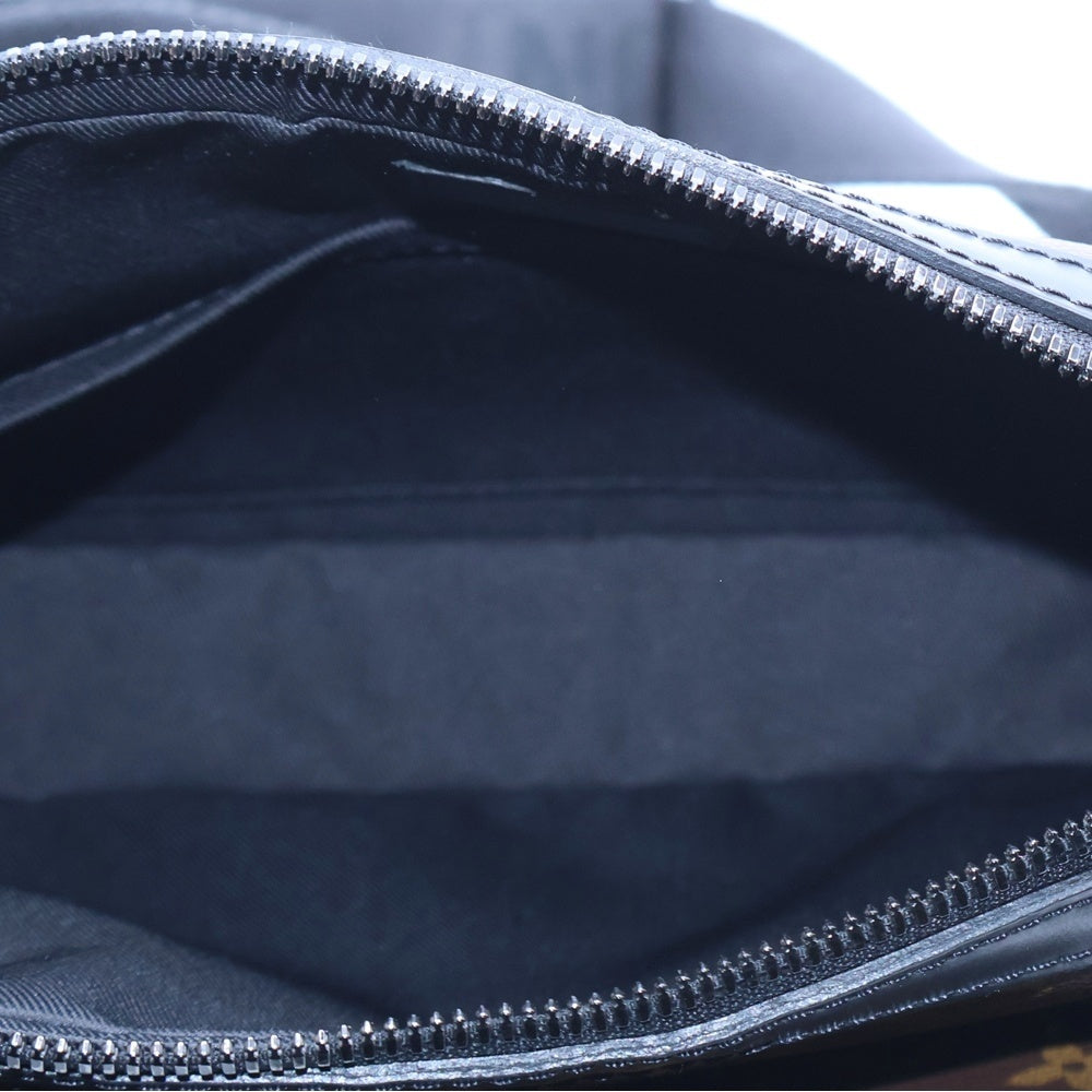 LOUIS VUITTON(ルイヴィトン) モノグラム マカサー トリオメッセンジャー ショルダーバッグ パープル×ブラウン PVC×レザー RFID M46266