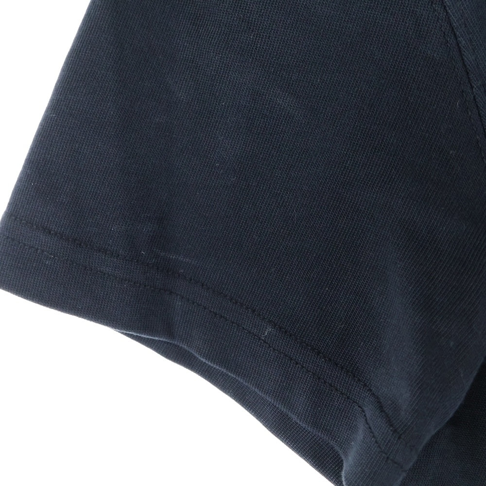 ami paris(アミパリス) Ami de Coeur アミドゥクール 立体ハートロゴ クルーネック半袖Tシャツ カットソー ブラック UTS027.726