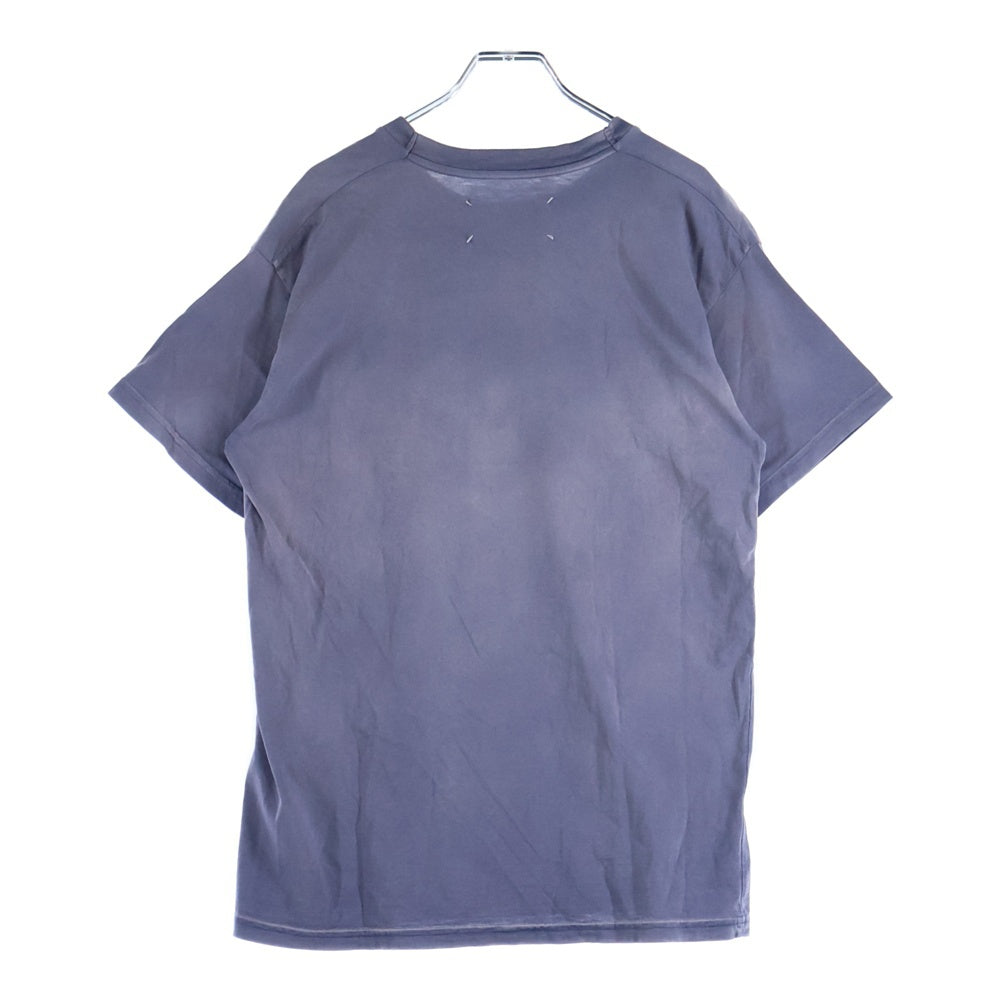Maison Margiela 0(メゾンマルジェラ) カレッジロゴ Tシャツ パープル コットン 半袖 S51GC0519
