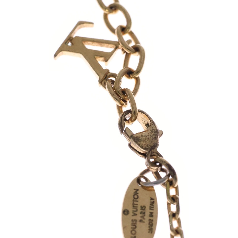 LOUIS VUITTON(ルイヴィトン) コリエ ギャンブル ダイス ストーン クリスタル ネックレス ゴールド M75420