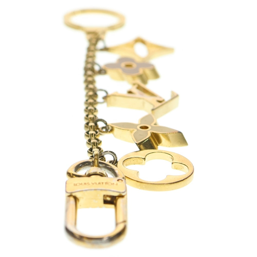 LOUIS VUITTON(ルイヴィトン) バッグチャーム チェーンフルール ドゥ モノグラム フラワー ゴールド/ベージュ M65111