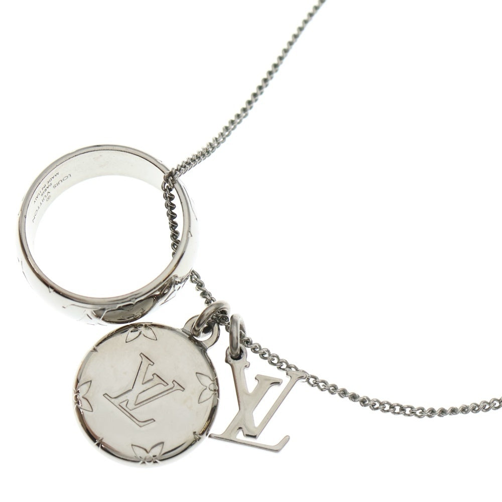 LOUIS VUITTON(ルイヴィトン) ネックレス リングネックレス ペンダント チェーン シルバー M62485