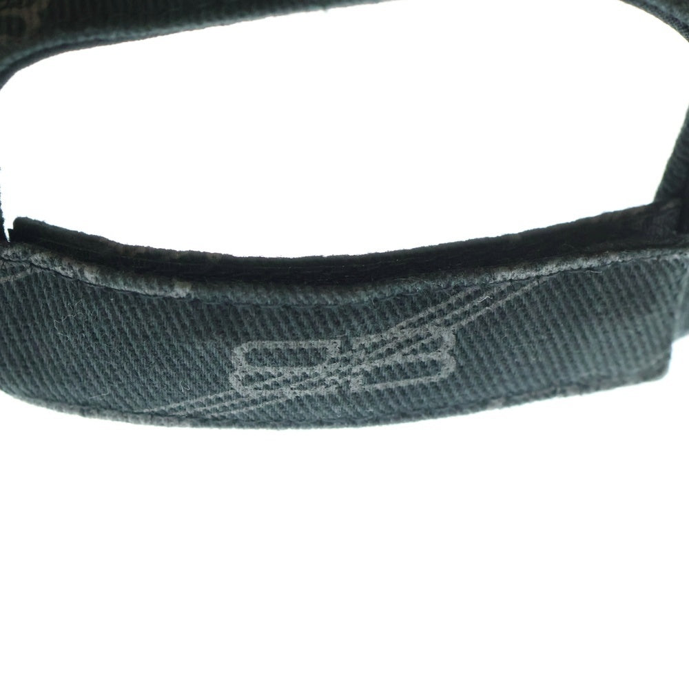 BALENCIAGA(バレンシアガ) BBロゴ ベースボールキャップ 帽子 ブラック コットン 704104