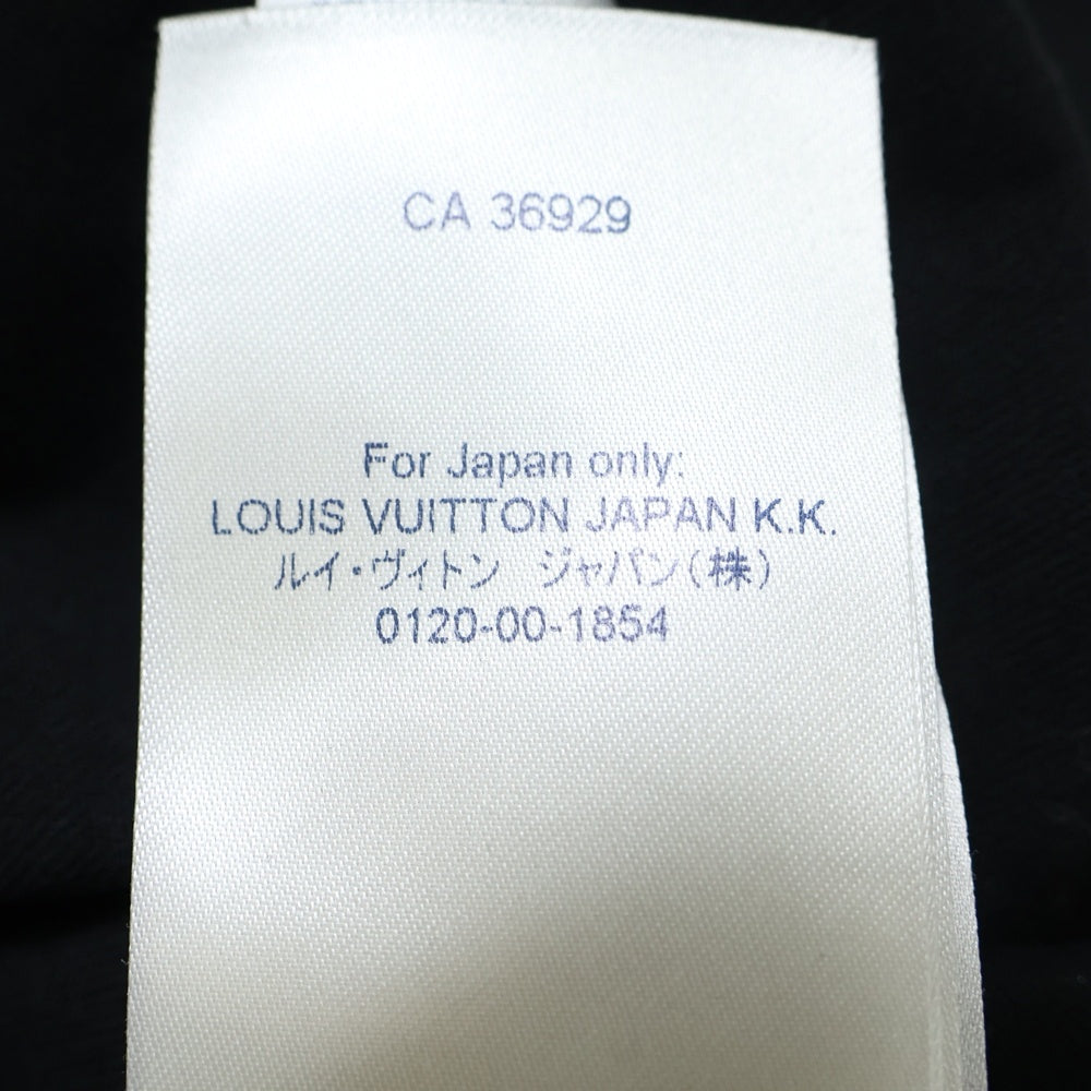 LOUIS VUITTON(ルイヴィトン) 21AW モノグラム グラディエント 総柄プリント クルーネック 半袖Tシャツ カットソー ブラック RM212Q NPG HKY46W