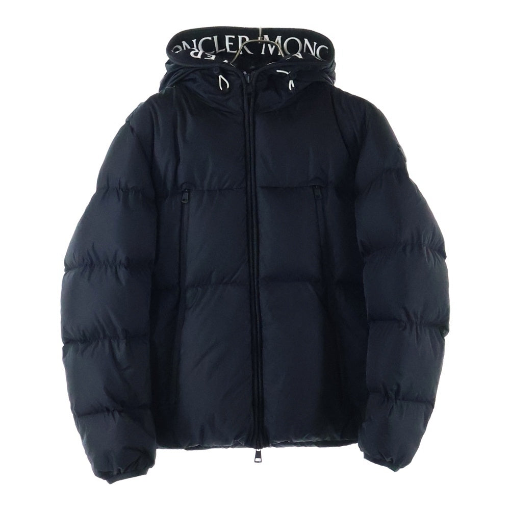 MONCLER(モンクレール) 20AW MONTCLA モンクラー ロゴ刺繍 フーデッド ジップアップ ダウンジャケット ブラック F20911B56900 C0300