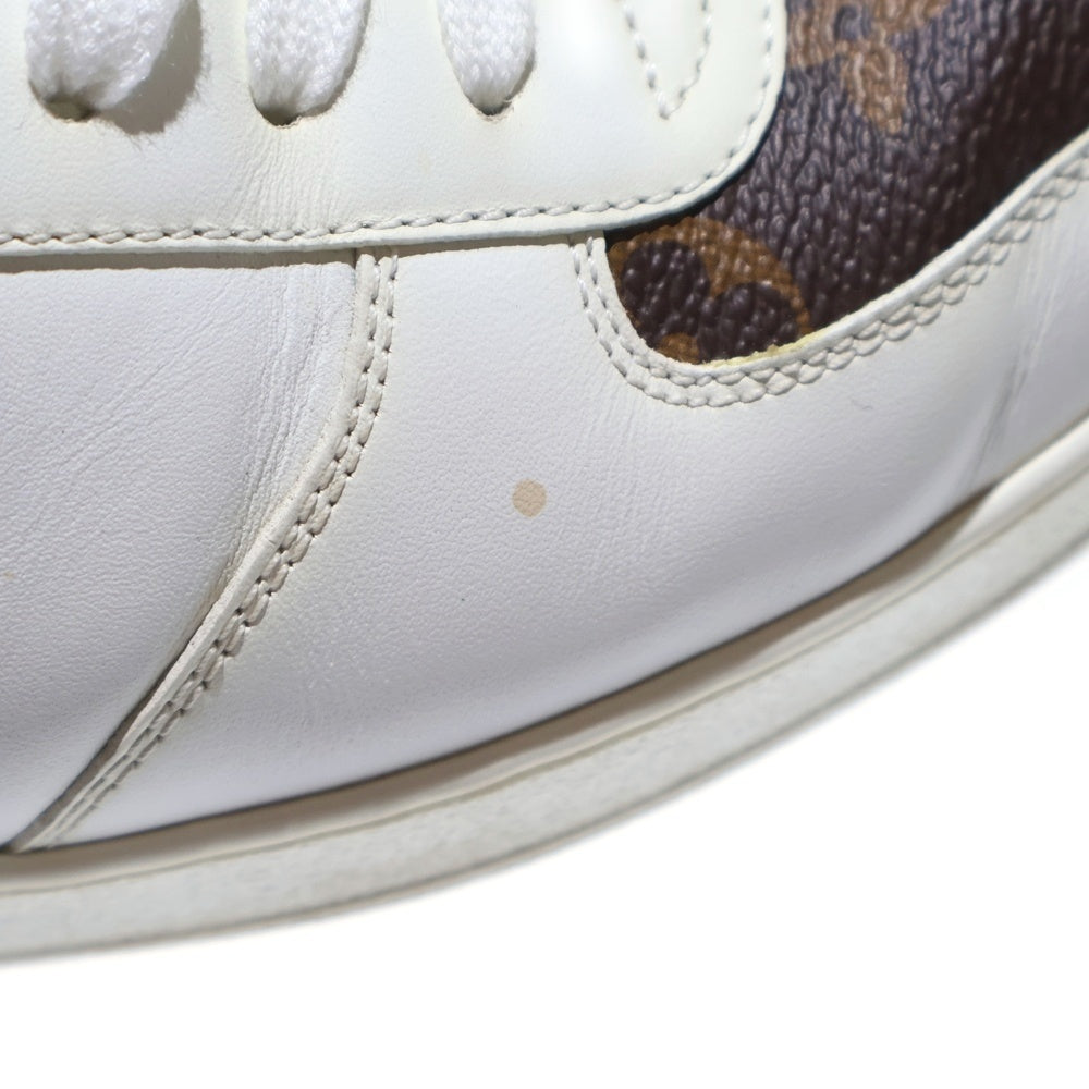 LOUIS VUITTON(ルイヴィトン) リヴォリ ライン モノグラム レザー レースアップ ローカットシューズ スニーカー ホワイト/ブラウン