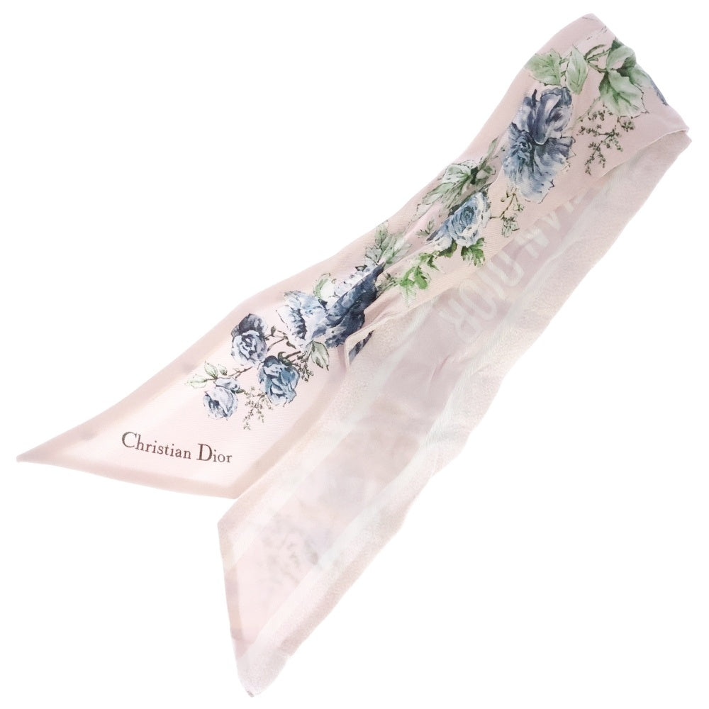 Christian Dior(クリスチャンディオール) ミッツァ 花柄 シルクスカーフ ライトピンク 31GRA106I613 レディース