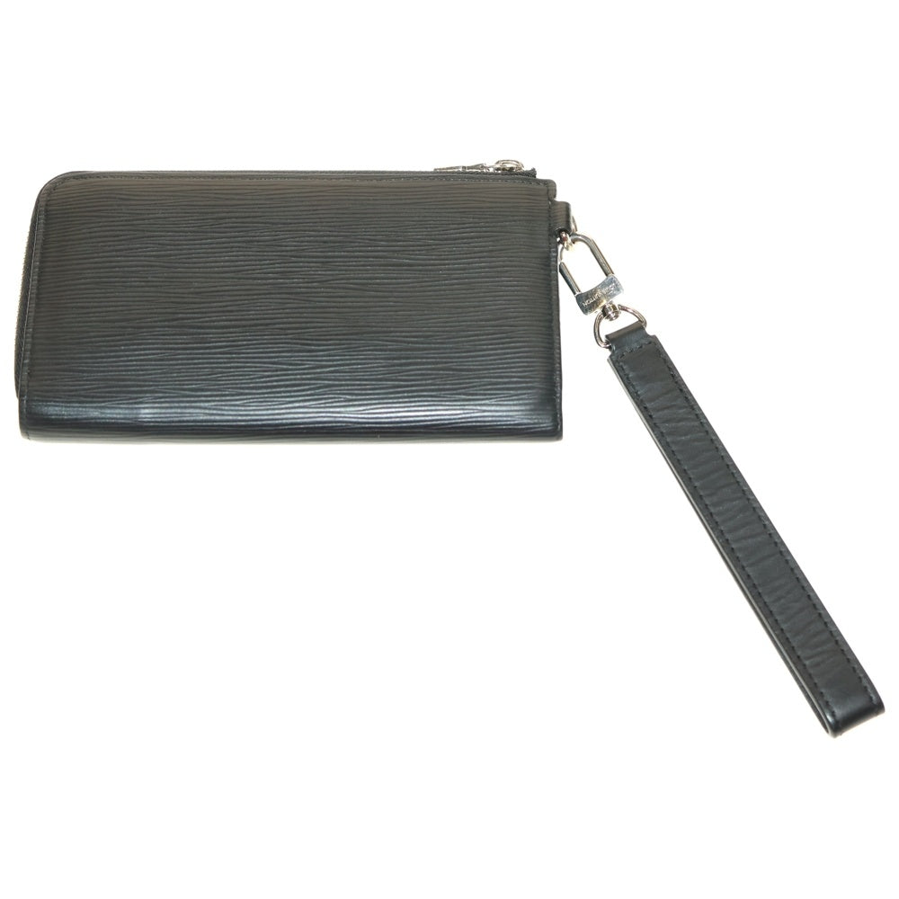 LOUIS VUITTON(ルイヴィトン) エピ ジッピー ドラゴンヌ 長財布 ロングウォレット カードケース ブラック レザー M81325 シルバー金具