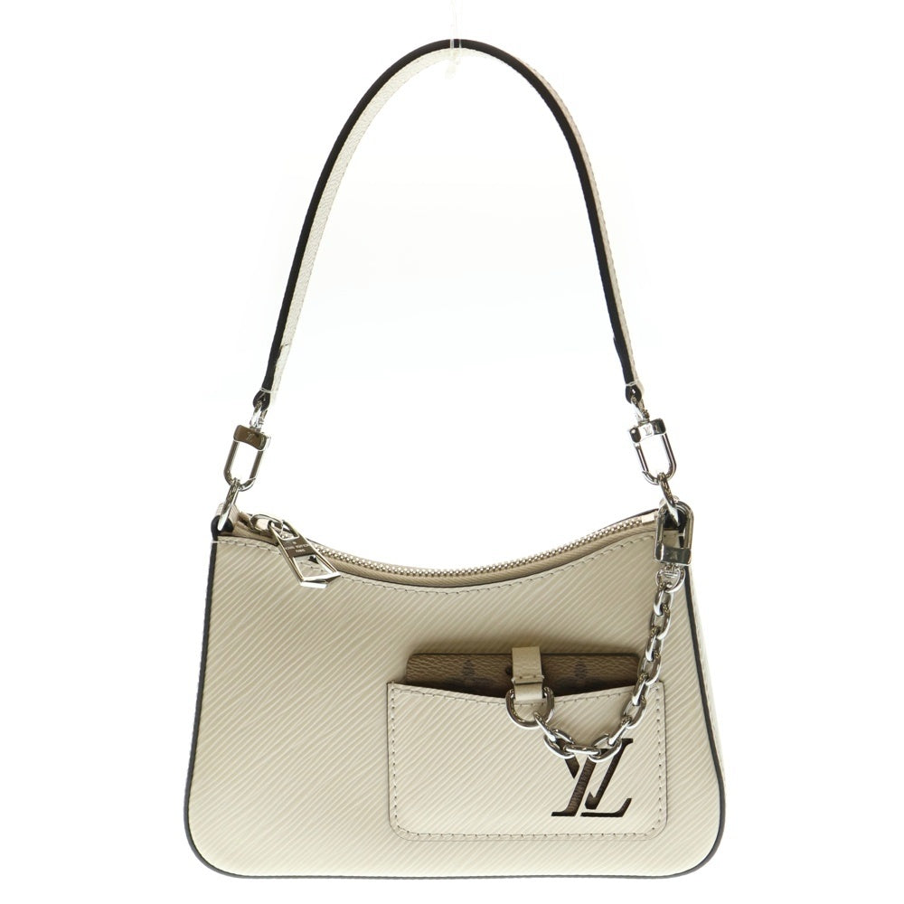 LOUIS VUITTON(ルイヴィトン) マレル エピ レザー モノグラム チェーン 2WAY ハンド ショルダーバッグ シルバー金具 ベージュ/ブラウン M80688