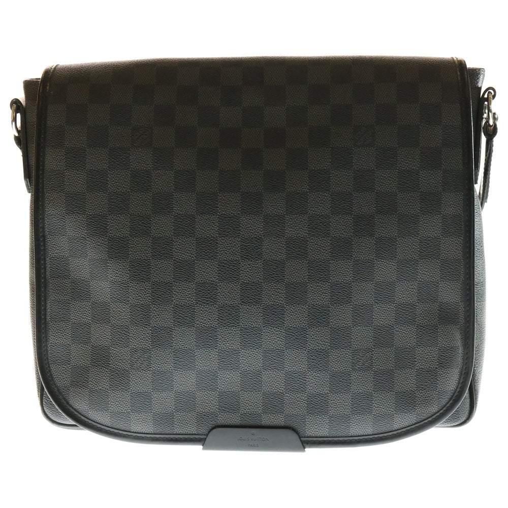 LOUIS VUITTON(ルイヴィトン) ダニエルMM ダミエグラフィット PVC レザー メッセンジャー ショルダーバッグ シルバー金具 ブラック N58029