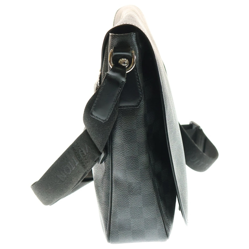 LOUIS VUITTON(ルイヴィトン) ダニエルMM ダミエグラフィット PVC レザー メッセンジャー ショルダーバッグ シルバー金具 ブラック N58029