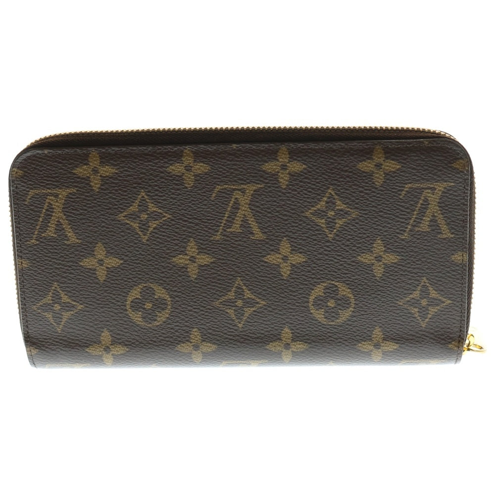 LOUIS VUITTON(ルイヴィトン) ジッピー ウォレット モノグラム PVC レザー ラウンドファスナー ロングウォレット 長財布 ゴールド金具 ブラウン M42616