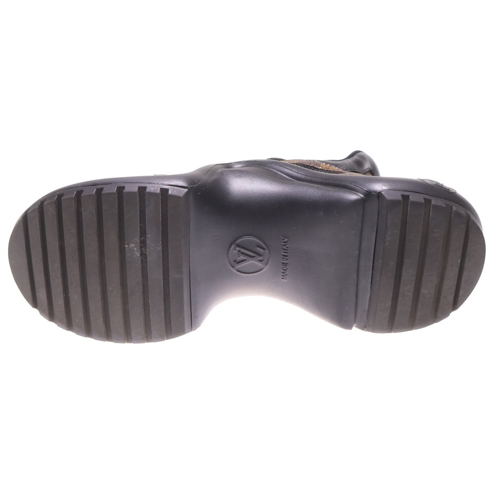LOUIS VUITTON(ルイヴィトン) アークライトライン モノグラム PVC レザー メッシュ ハイカット シューズ スニーカー ブラック/ブラウン レディース 1A43LH