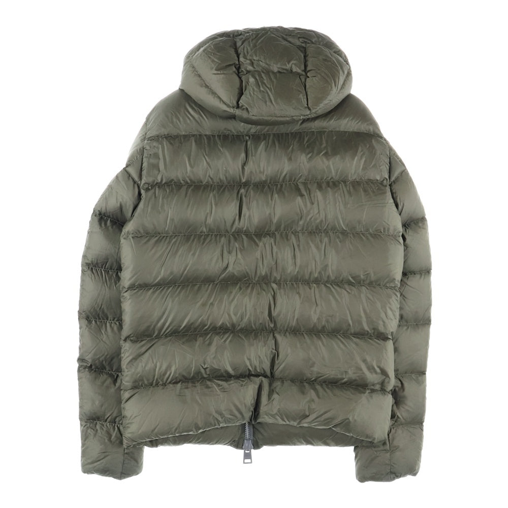 HERNO(ヘルノ) フーデッド ジップアップ ダウンジャケット カーキ レディース PI0676U