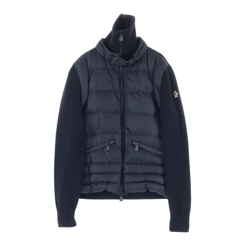 MONCLER(モンクレール) 17AW GRENOBLE グルノーブル ニット切り替え ハイネック ジップアップ ダウンジャケット ブラック C20979400000 94778