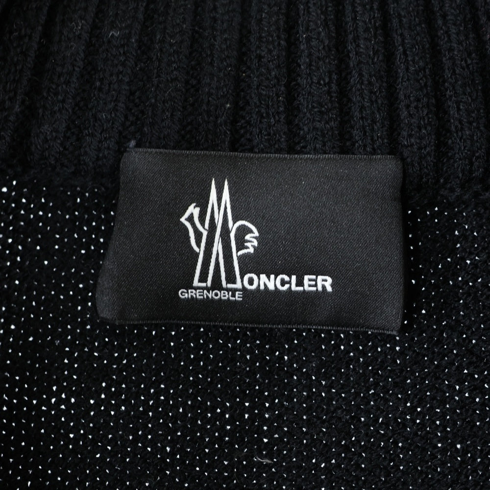 MONCLER(モンクレール) 17AW GRENOBLE グルノーブル ニット切り替え ハイネック ジップアップ ダウンジャケット ブラック C20979400000 94778