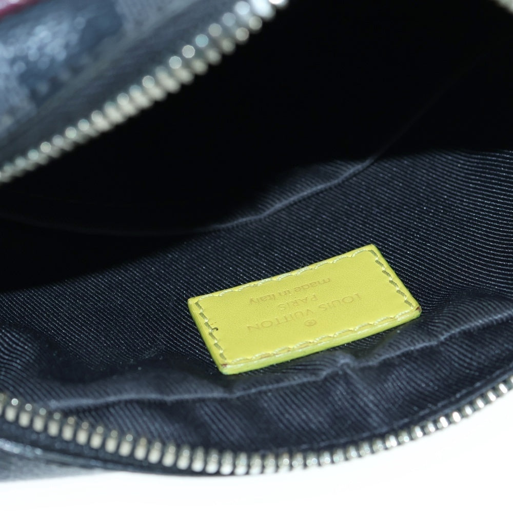 LOUIS VUITTON(ルイヴィトン) エピ×ダミエ・グラフィット ダヌーブ スリム ショルダーバッグ マルチカラー PVC×レザー M55100