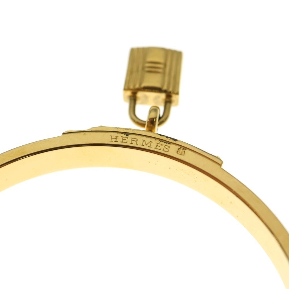 HERMES(エルメス) ケリーバングル ブレスレット パドロック レッド×ゴールド GP