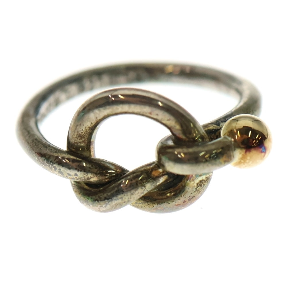 TIFFANY & Co.(ティファニー) ラブノット リング 指輪 Ag925×Au750 シルバー/ゴールド