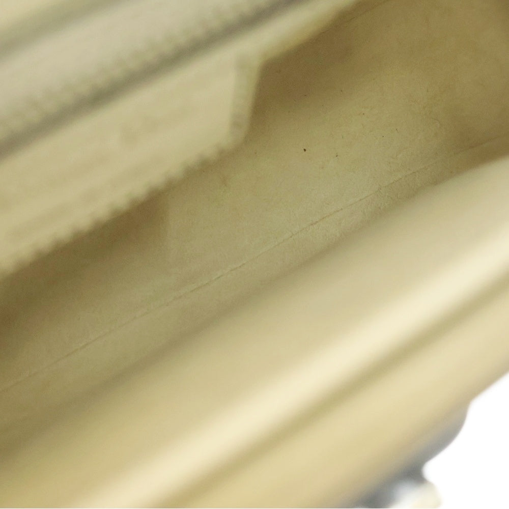 Christian Dior(クリスチャンディオール) D-FENCE スモール ショルダーバッグ ホワイト レザー