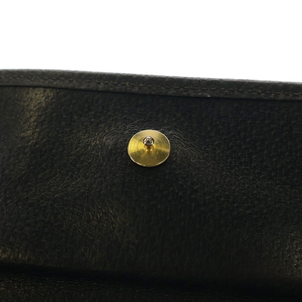 GUCCI(グッチ) オールドグッチ GGキャンバス ショルダーバッグ ショルダーポシェット グレー×ネイビー PVC