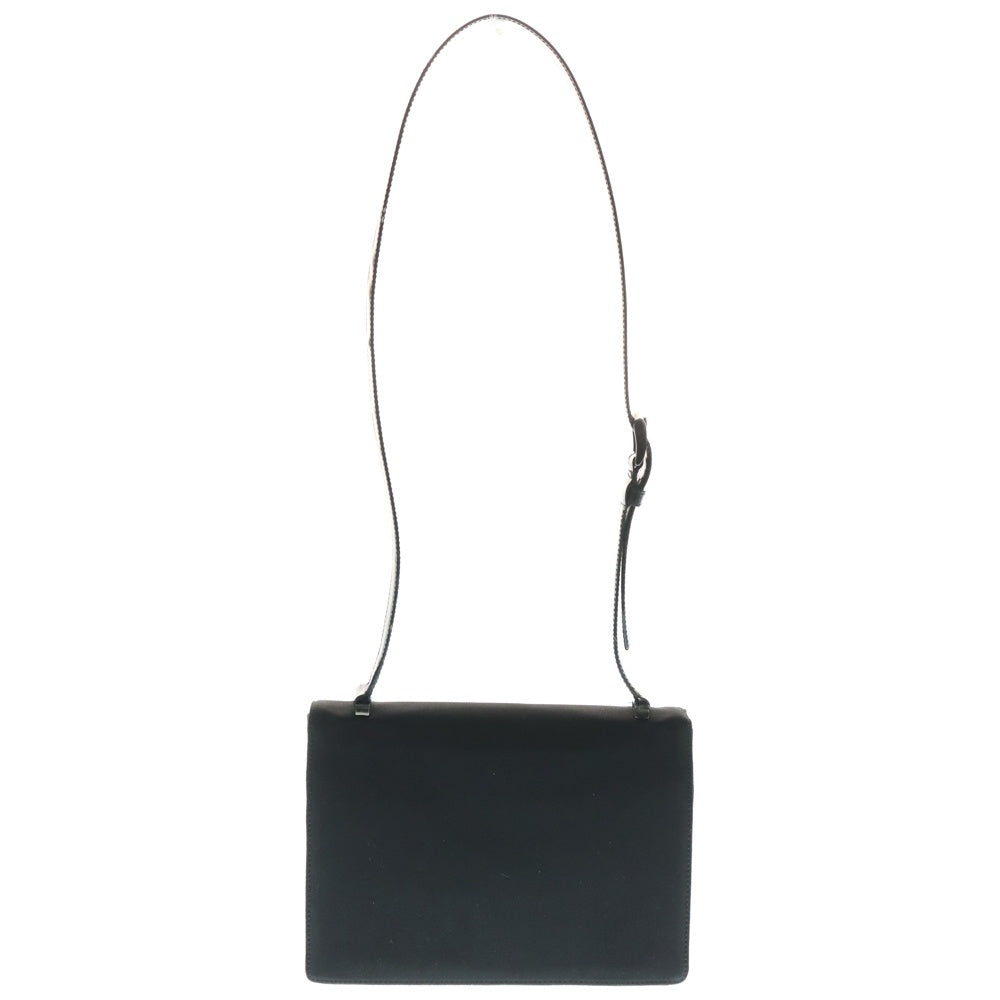 PRADA(プラダ) テスート ショルダーバッグ ショルダーポシェット ブラック ナイロン シルバー金具