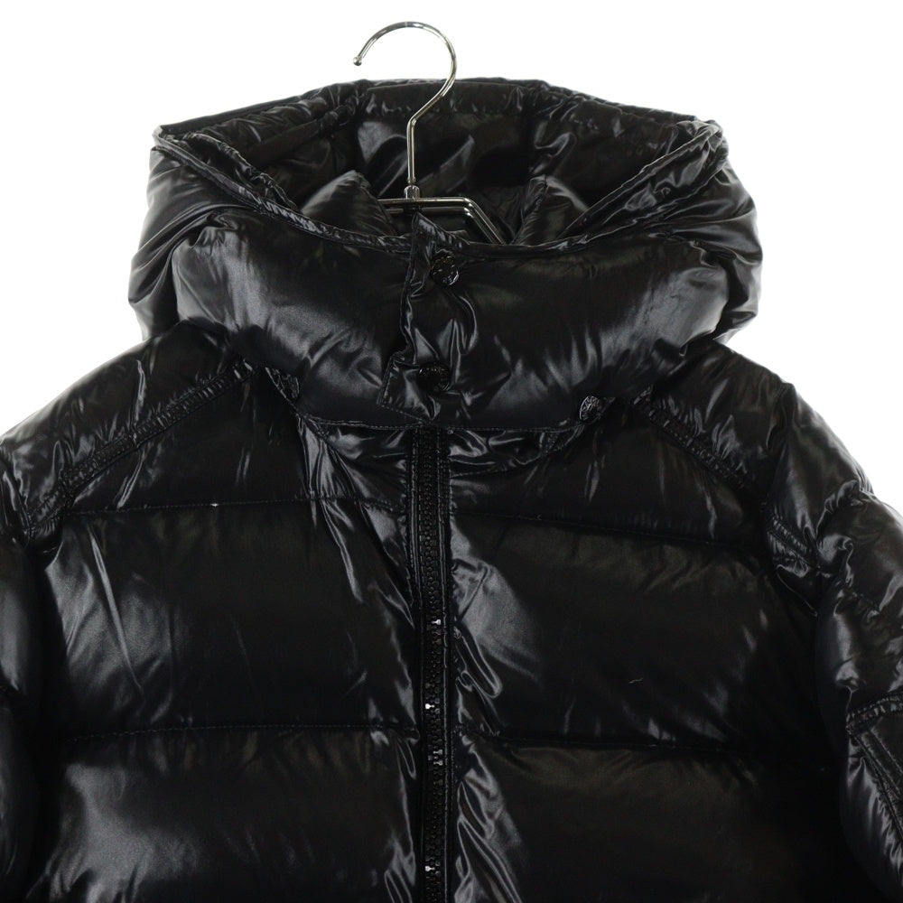 MONCLER(モンクレール) MAYA GIUBBOTTO マヤ ロゴワッペン ダウンジャケット ブルゾン ブラック C20914036605 68950