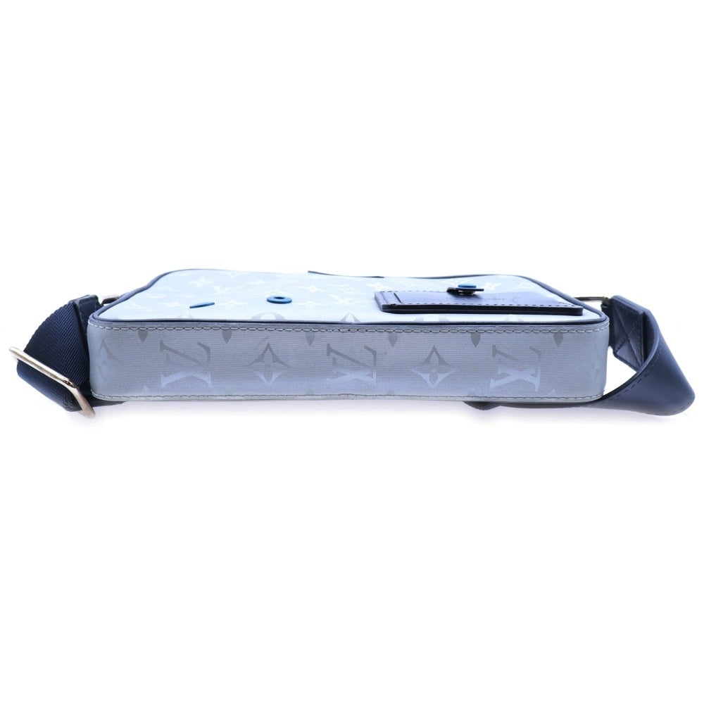 LOUIS VUITTON(ルイヴィトン) モノグラム・ギャラクシー サテライトアルファメッセンジャーバッグ ショルダーバッグ ネイビー×シルバー M44169 シルバー金具