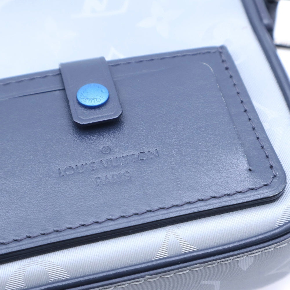 LOUIS VUITTON(ルイヴィトン) モノグラム・ギャラクシー サテライトアルファメッセンジャーバッグ ショルダーバッグ ネイビー×シルバー M44169 シルバー金具