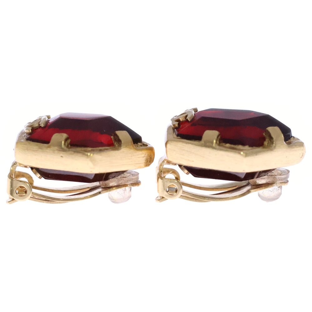 CHANEL(シャネル) ココマーク グリポア イヤリング 01A レッド