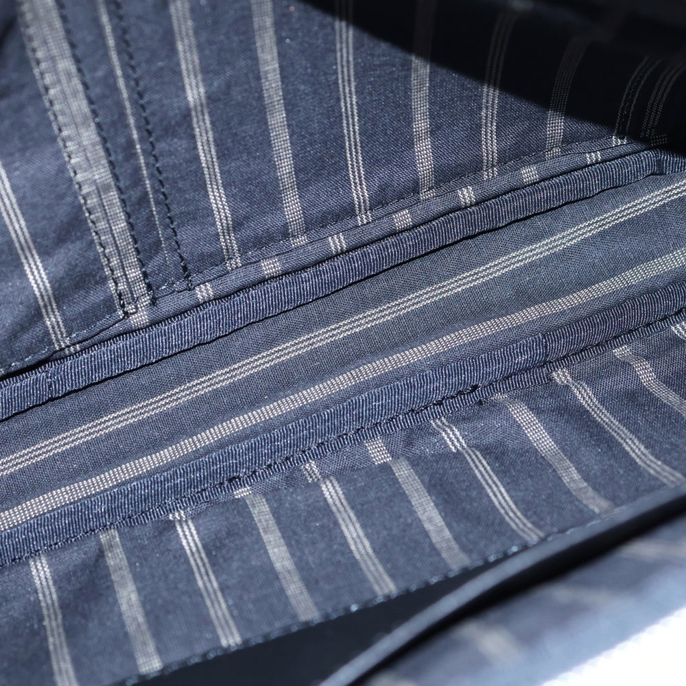 BALENCIAGA(バレンシアガ) BBロゴ型押し Wジップレザークラッチバッグ ハンドバッグ ブラック