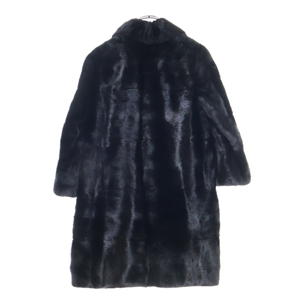 FENDI(フェンディ) ミンクファー フロントフック ステンカラーコート