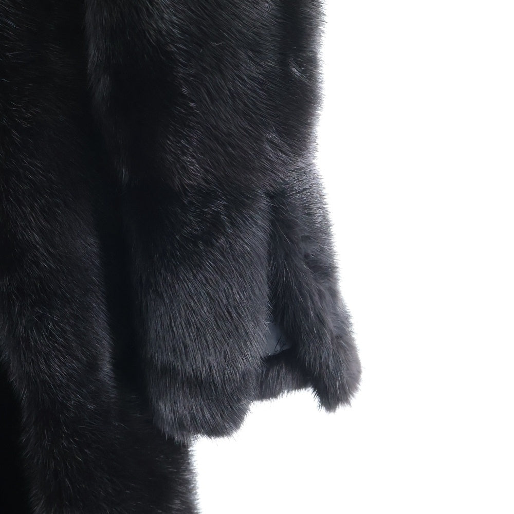 FENDI(フェンディ) ミンクファー フロントフック ステンカラーコート