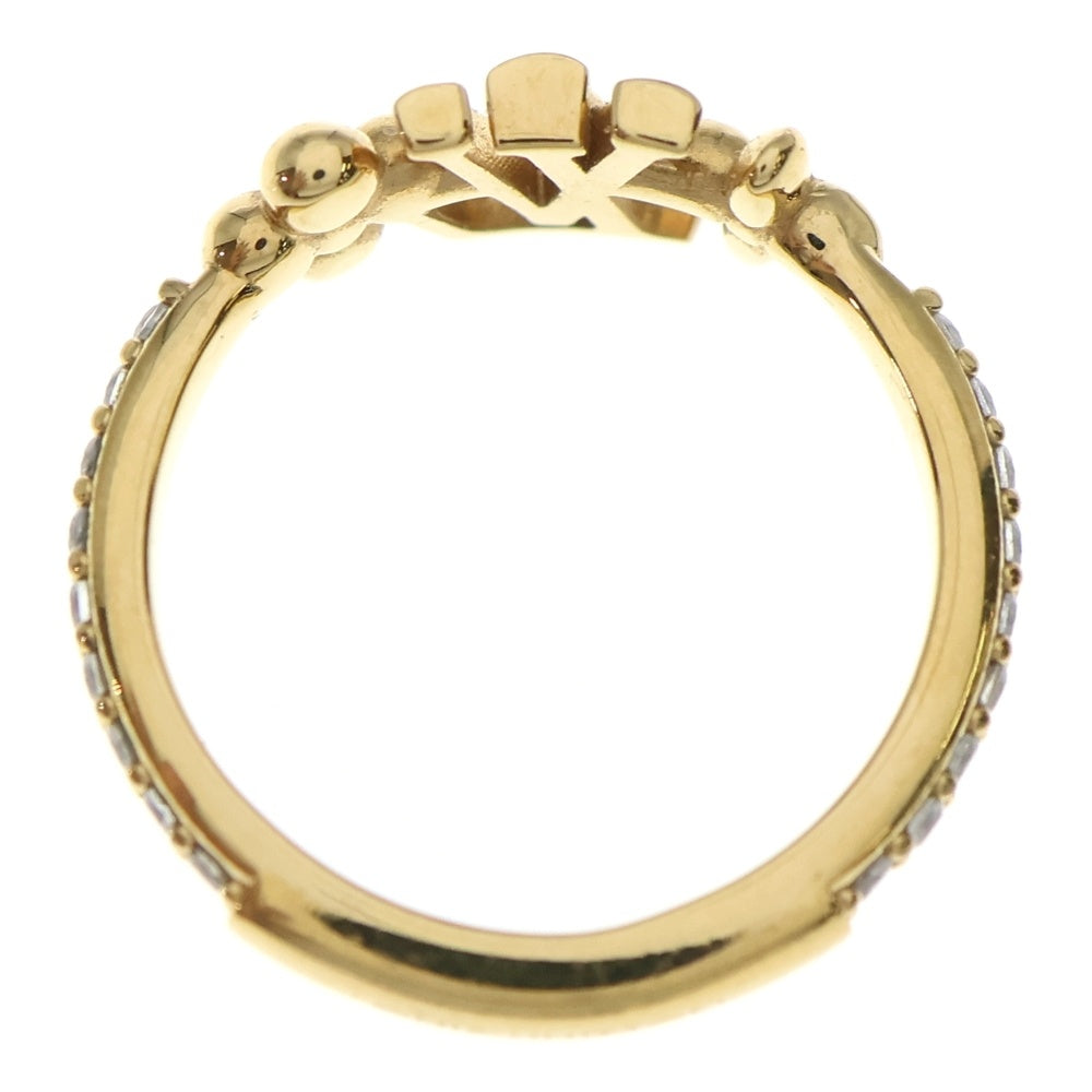 ルイヴィトン LVアイコニックリング指輪9号 ラインストーン ルイヴィトン LVアイコニックリング指輪9号 ラインストーン ルイ