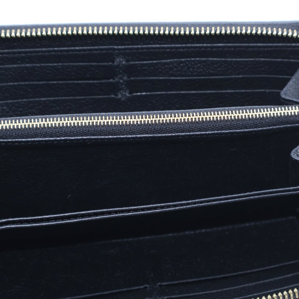 LOUIS VUITTON(ルイヴィトン) モノグラム・アンプラント ジッピー・ウォレット ロングウォレット 長財布 バイカラー ブラック×ベージュ レザー M80481 ゴールド金具