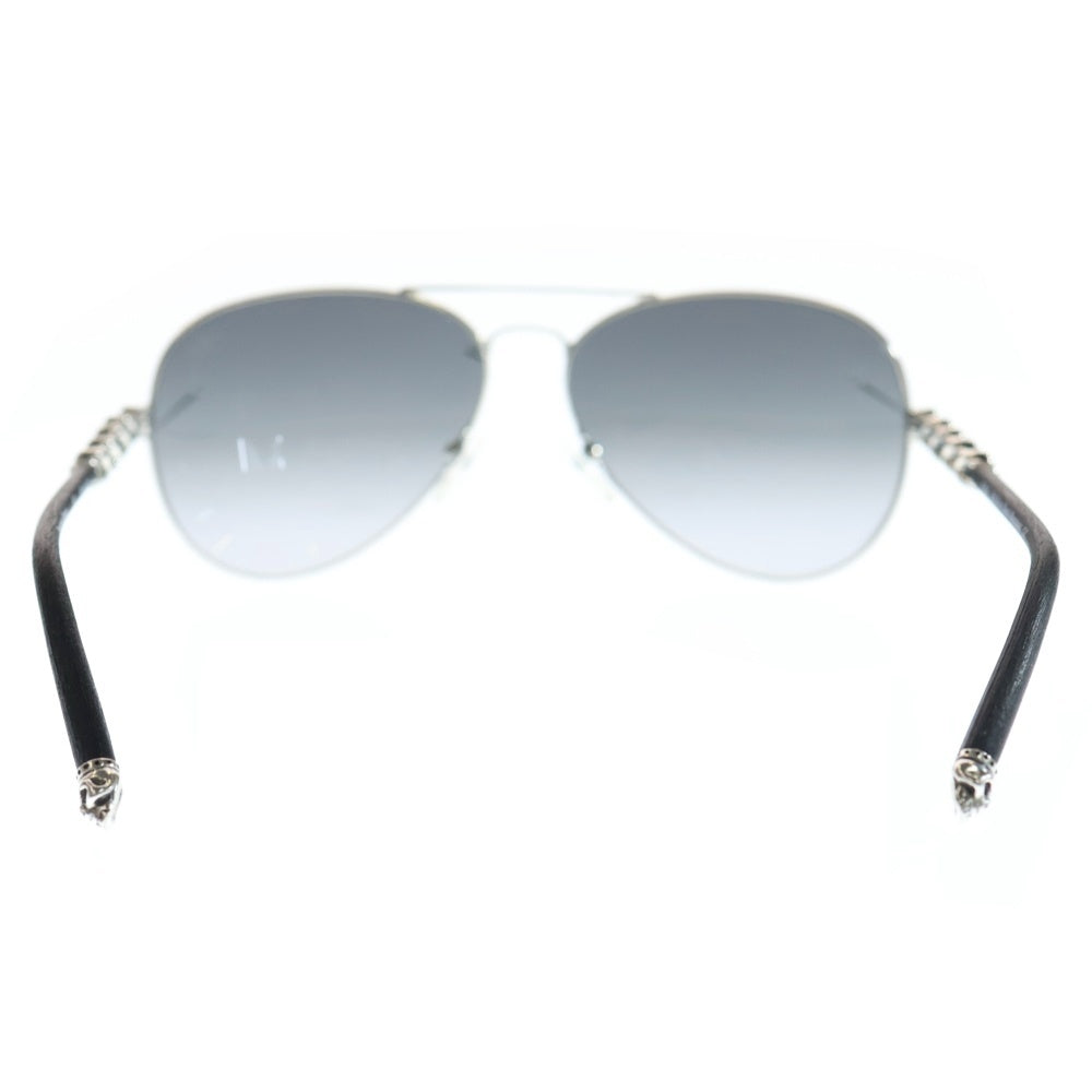 A&G(エーアンドジー) Hermosa Beach エルモサ ビーチ スカルテンプル ウッド ティアドロップ フレーム カラーレンズ サングラス メガネ 眼鏡 アイウェア ブラック/シルバー