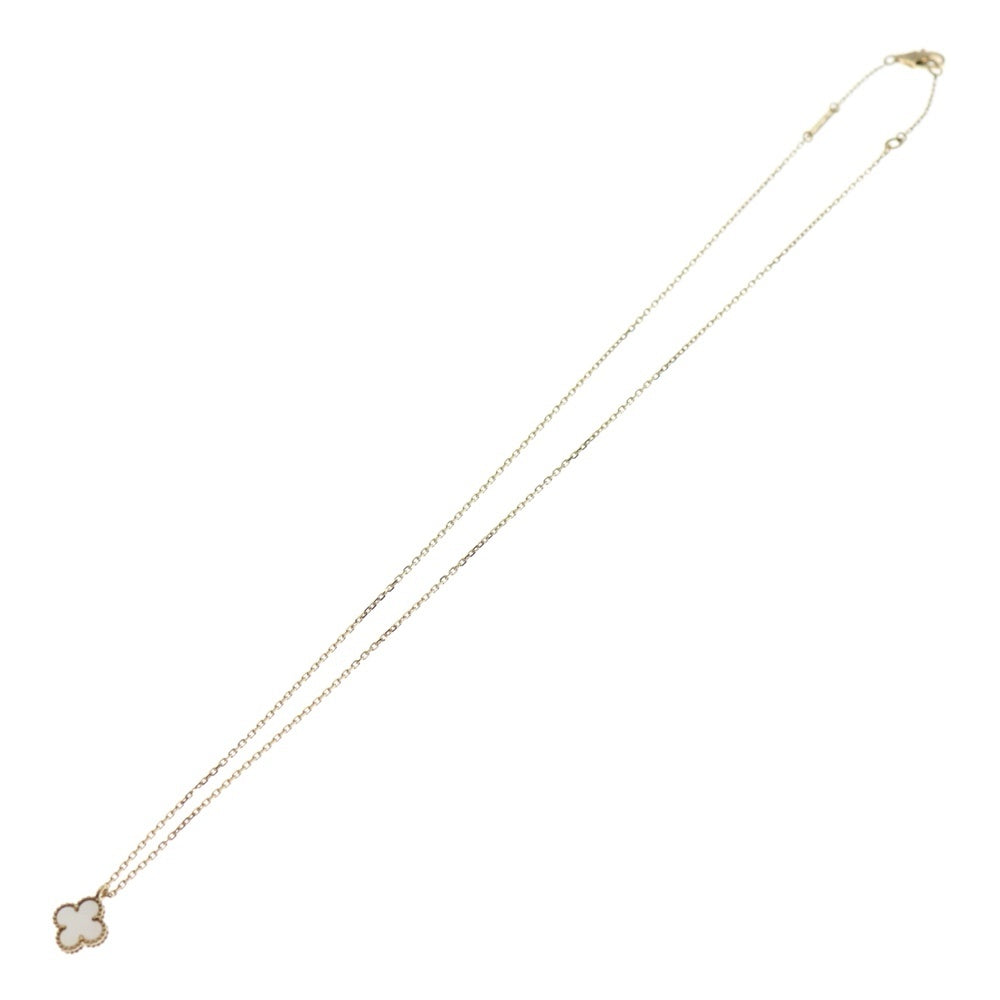 Van Cleef & Arpels(ヴァンクリーフアンドアーペル) スウィートアルハンブラ マザーオブパール ネックレス イエローゴールド Au750YG VCARF69100 ジュエリー レディース