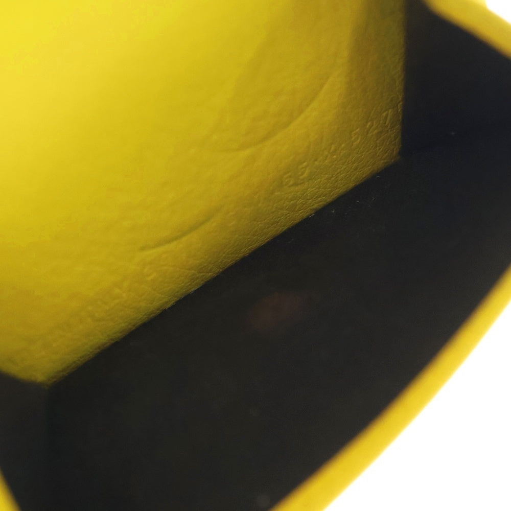 BALENCIAGA(バレンシアガ) 三つ折り財布 ペーパーミニ コンパクトウォレット 三つ折り財布 コインケース イエロー レザー 391446