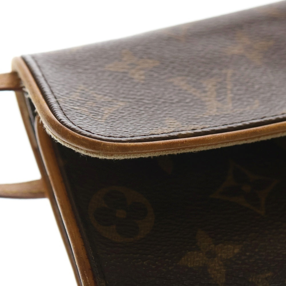 LOUIS VUITTON ルイヴィトン モノグラム ポシェットツインGM ショルダーバッグ ミニポシェット ブラウン PVC×レザー M51852 LOUIS VUITTON（ルイ・ヴィトン） モノグラム ポシェットツインGM