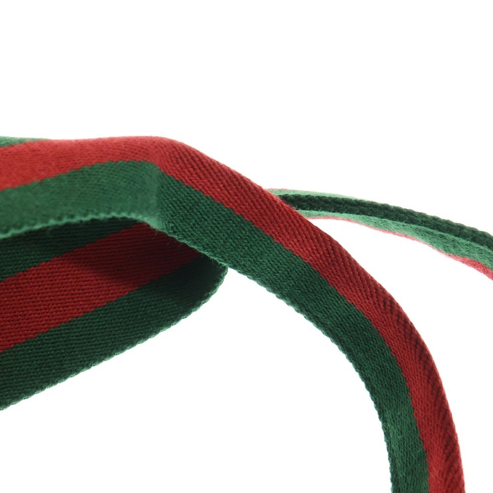 GUCCI(グッチ) シェリー ロゴ ラージ トートバッグ ハンドバッグ ブラック ナイロン 802172