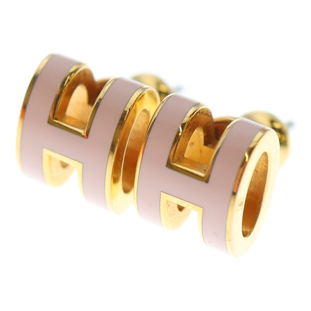 HERMES(エルメス) ピアス ミニポップアッシュ ピンク×ゴールド GP アクセサリー
