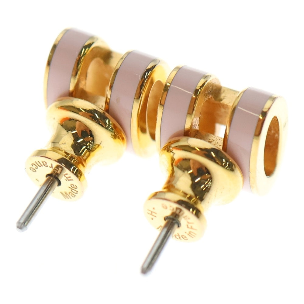 HERMES(エルメス) ピアス ミニポップアッシュ ピンク×ゴールド GP アクセサリー