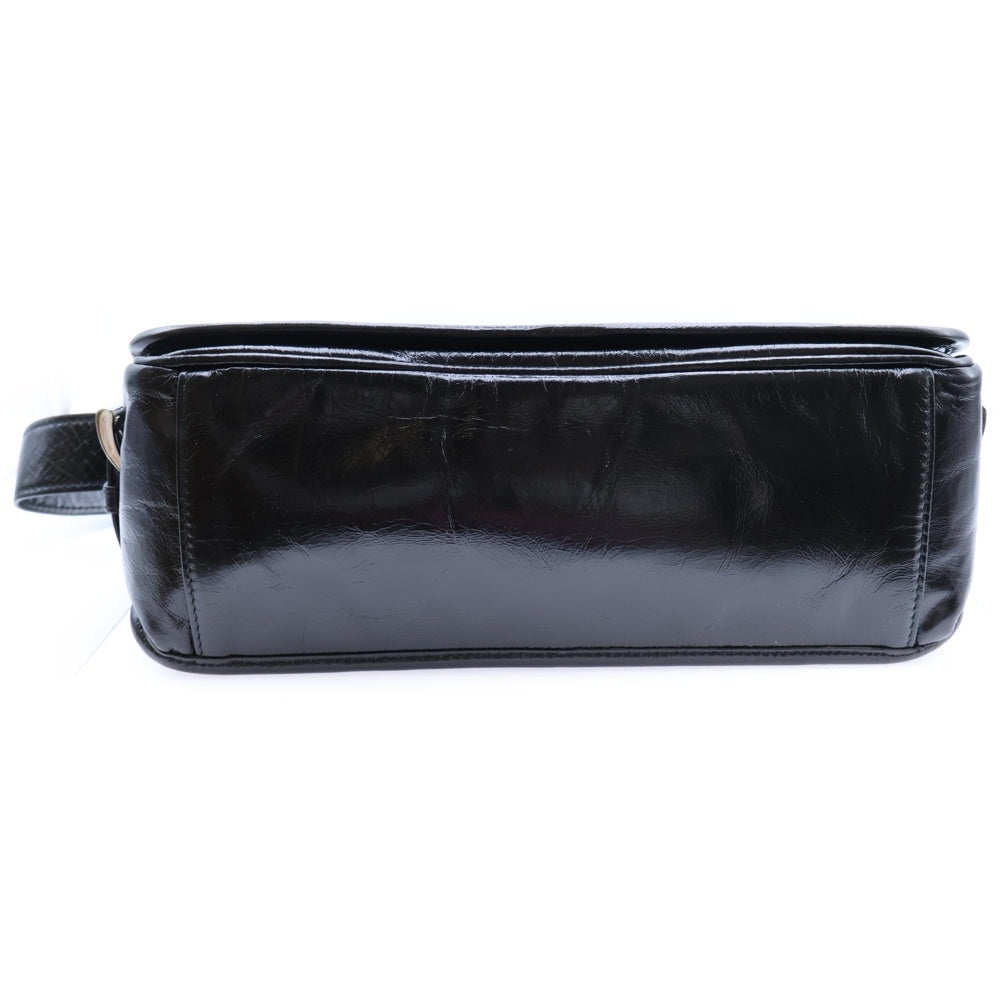 PRADA 　ショルダーバッグ PRADA(プラダ) ショルダーバッグ ブラック ソフトルックスレザー