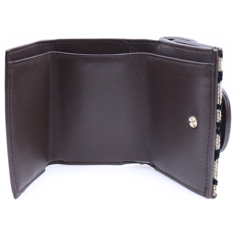 valentino garavan(ヴァレンティノガラヴァーニ) ロコ トワル イコノグラフ チェーンウォレット ブラウン×ベージュ 財布