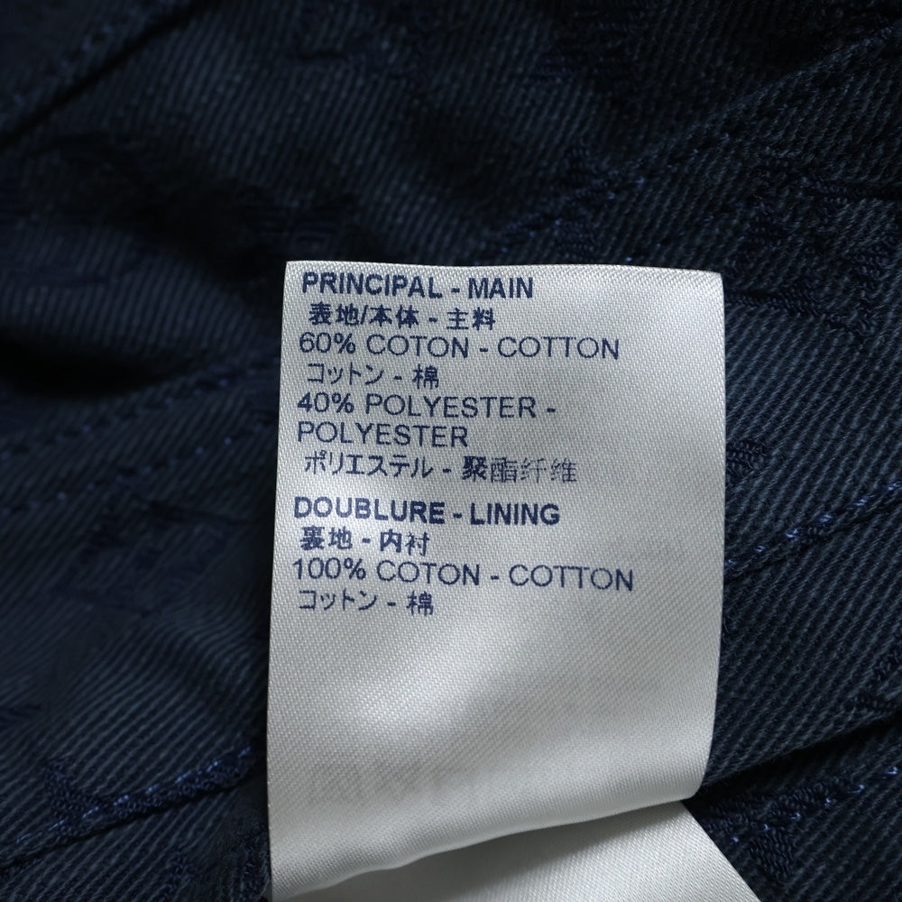 LOUIS VUITTON(ルイヴィトン) 19AW モノグラム総柄ジャガード デニム トラッカージャケット ネイビー RM192M QJQ HHA20W