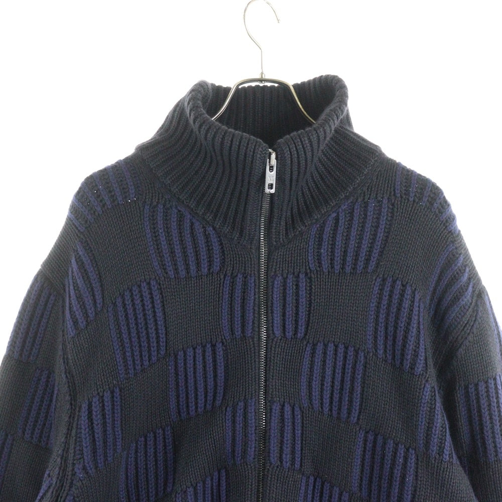 LOUIS VUITTON(ルイヴィトン) ダミエジャガード ウール スタンドカラー