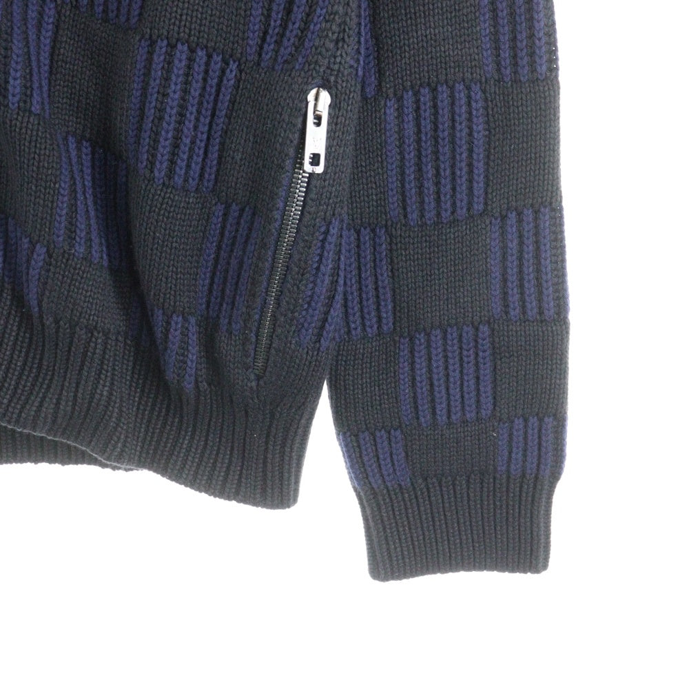 LOUIS VUITTON(ルイヴィトン) ダミエジャガード ウール スタンドカラー