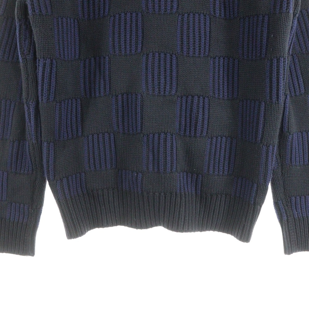 LOUIS VUITTON(ルイヴィトン) ダミエジャガード ウール スタンドカラー