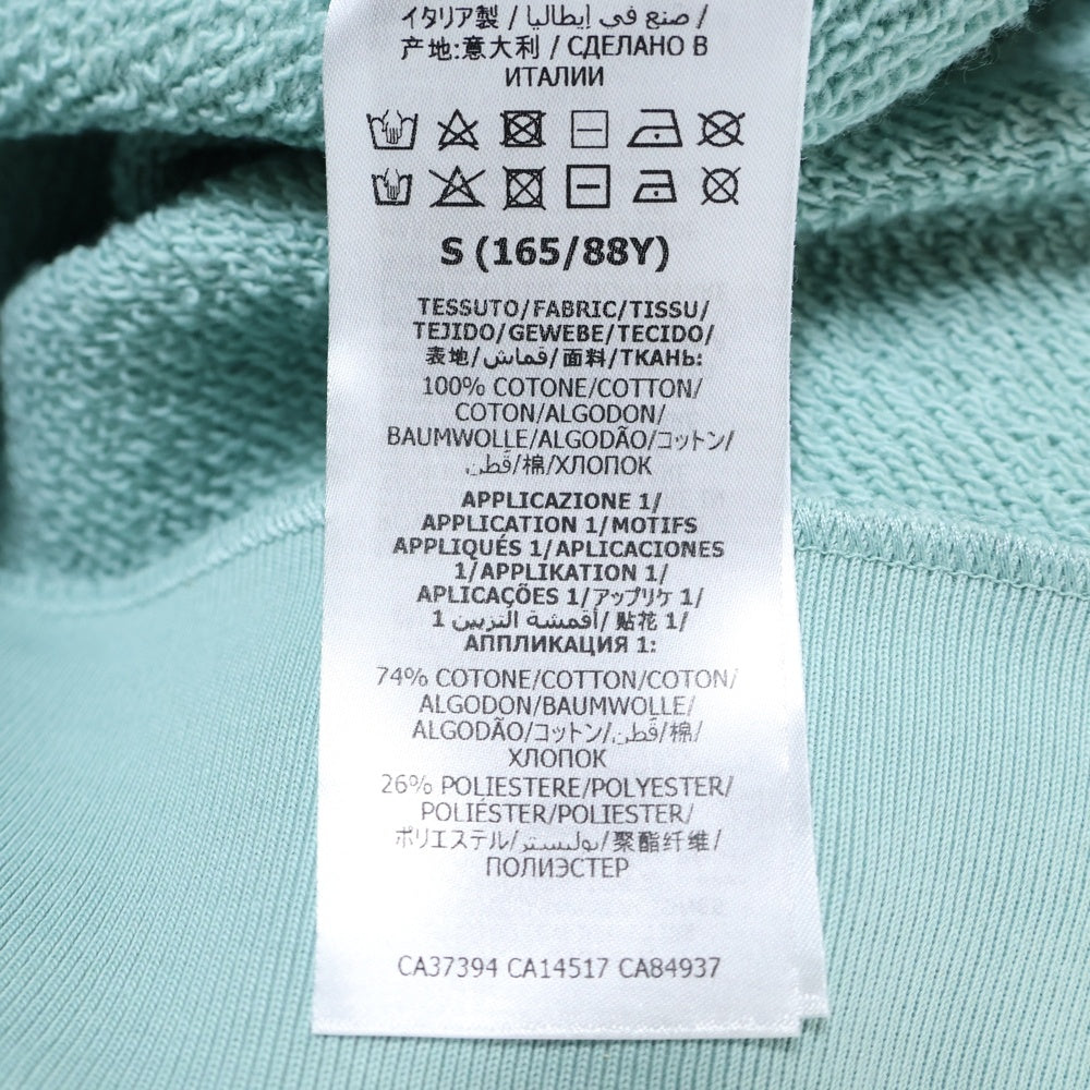 GUCCI(グッチ) フラワー柄プリント ハート ロゴワッペン クルーネック