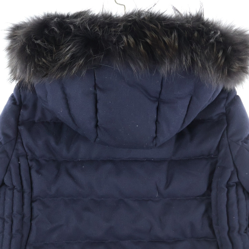 TATRAS リアルファーダウンコート コサヴァKosava ネイビー M TATRAS リアルファーダウンコート コサヴァKosava ネイビー M 美品